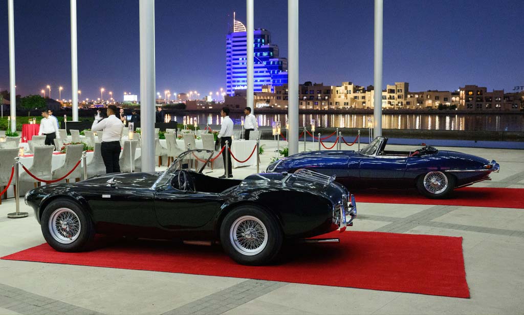 Cobra and E-Type Jaguar