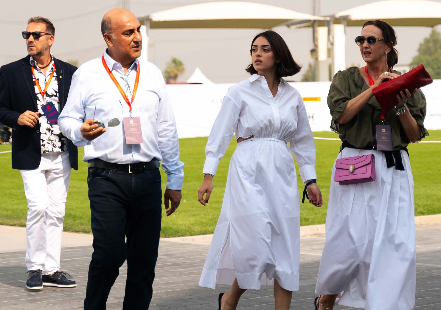 Bahrain Concours Hospitality People Walking