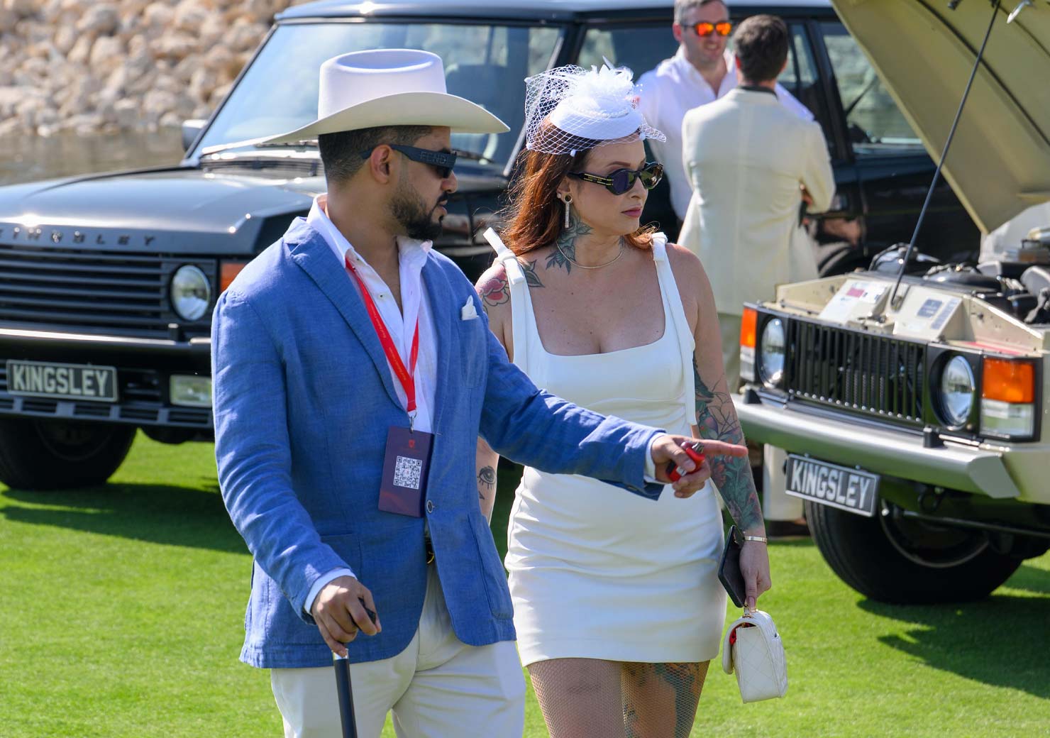 Bahrain Concours Hospitality Range Rovers