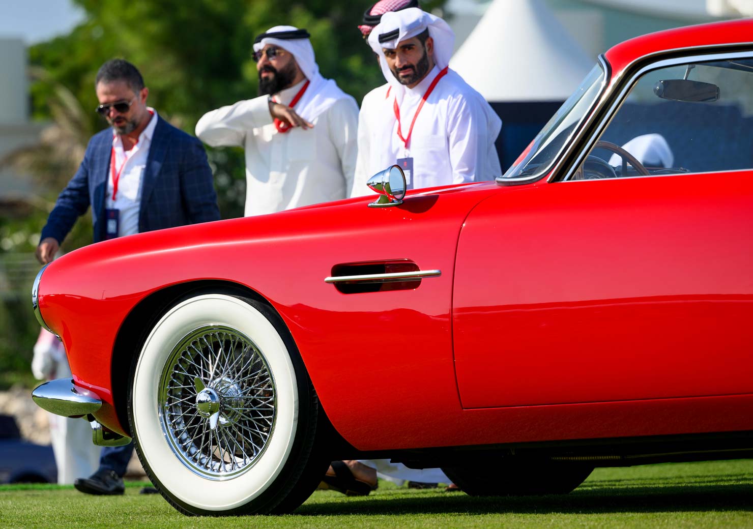 Bahrain Concours Hospitality Red Car
