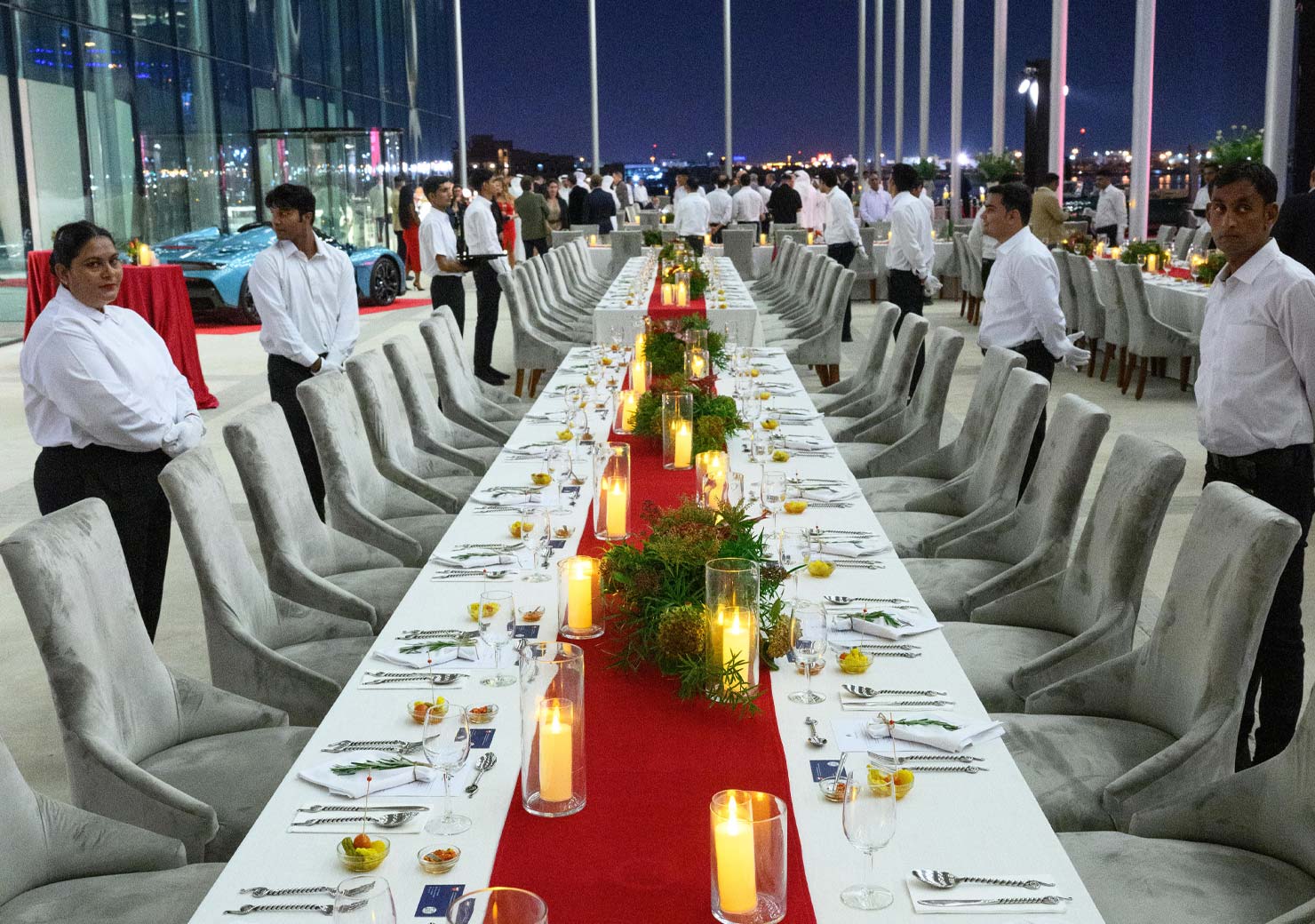 Bahrain Concours Hospitality Table Setting