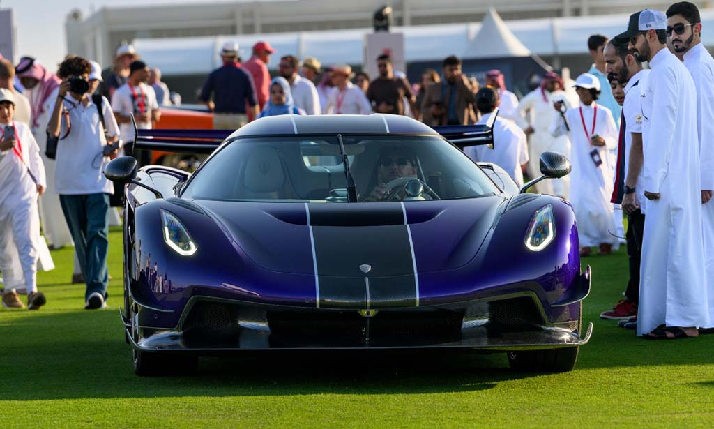 Bahrain Concours Purple Koenigsegg