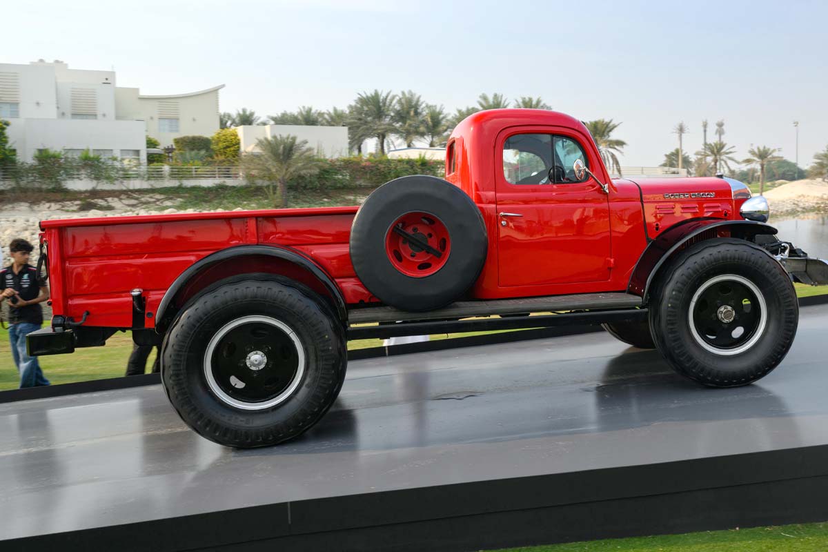 Bahrain Concours Red Truck